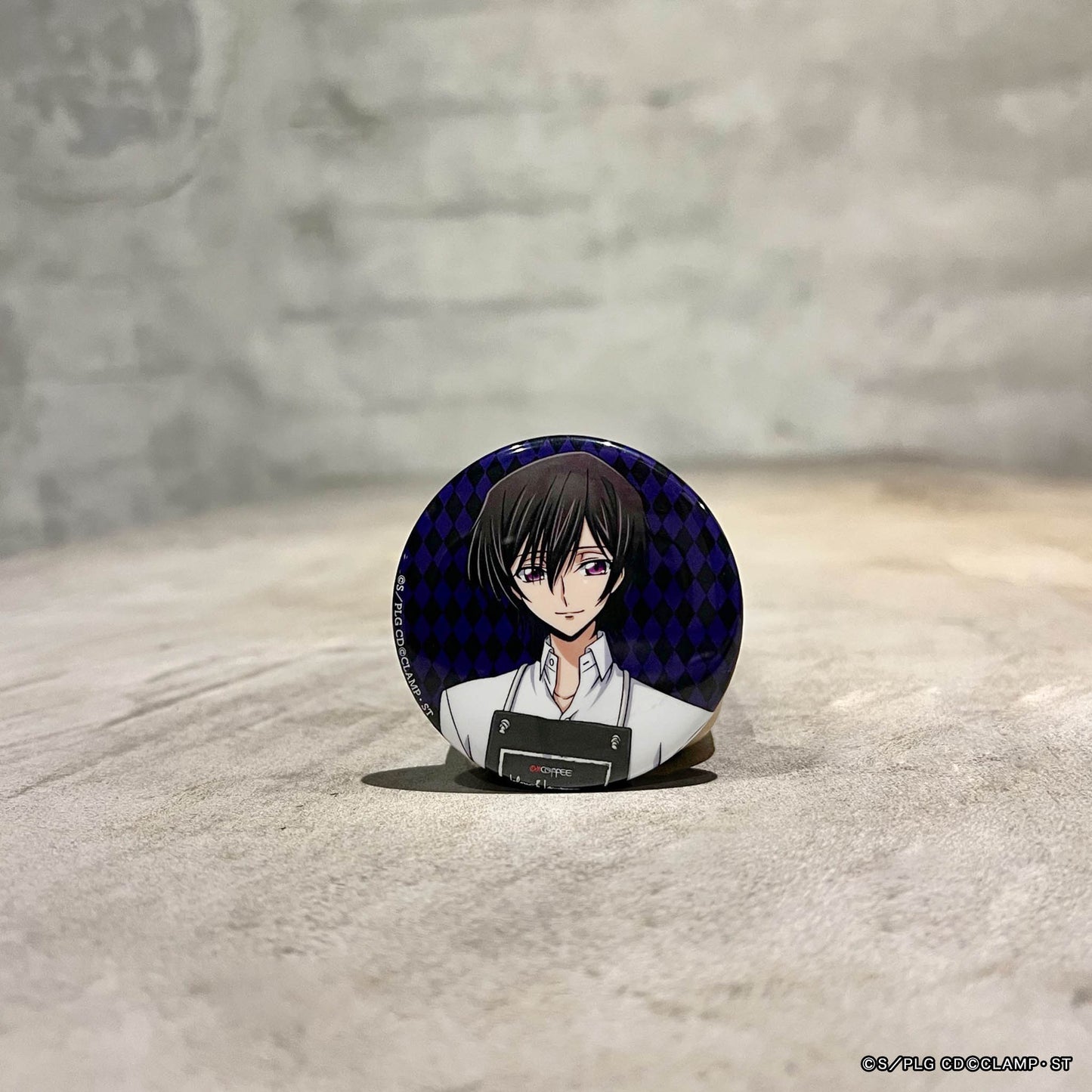 【コードギアス 反逆のルルーシュ】描き下ろしイラストルルーシュ・缶バッジA