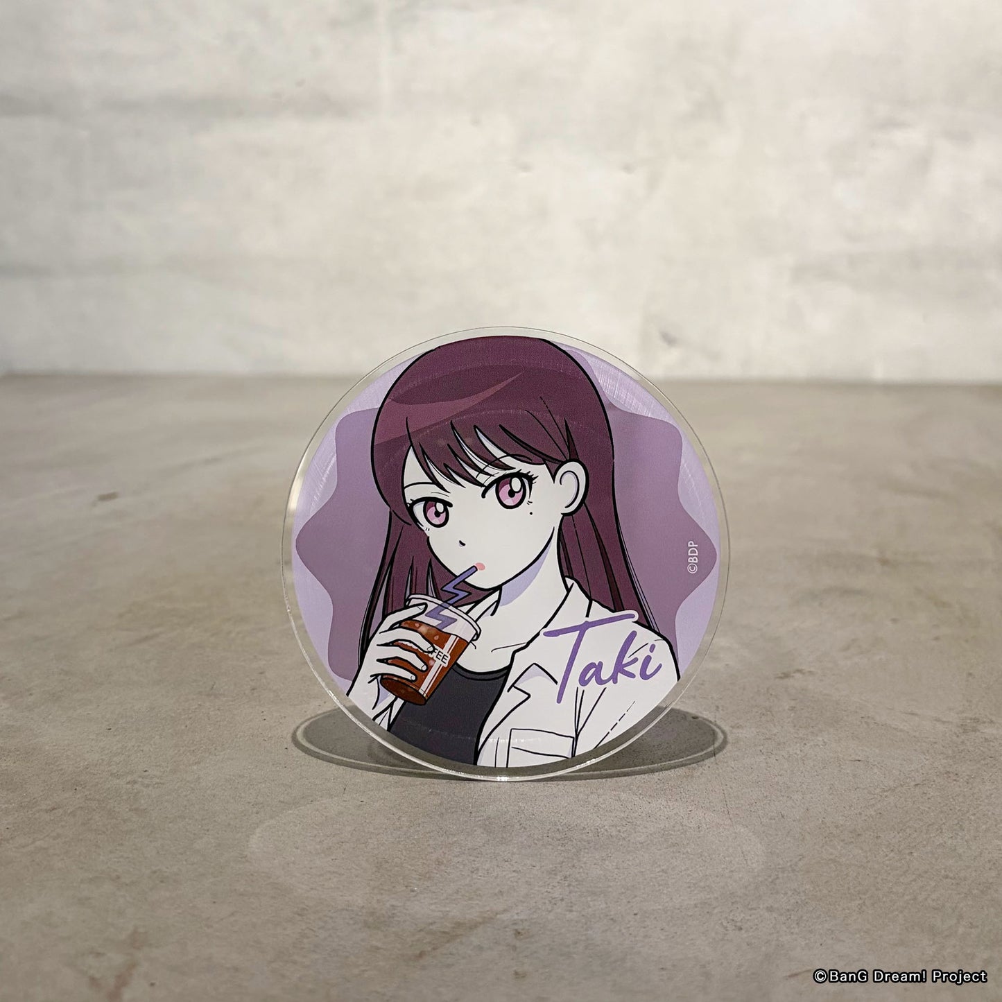 【BanG Dream!】アクリルコースター・MyGO!!!!!×OK COFFEE 椎名 立希 イラストレーターコラボver.