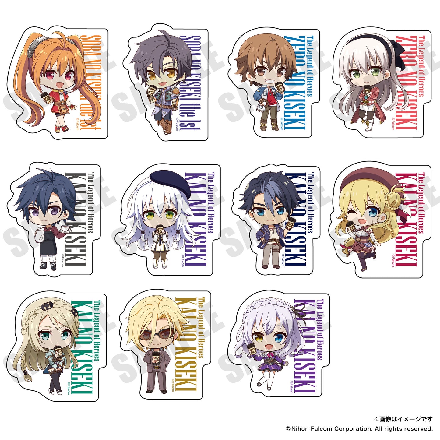 【軌跡シリーズ】アクリルマーカー・空の軌跡 the 1st・エステル