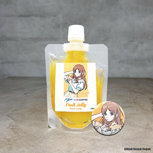 【BanG Dream!】フルーツゼリー・MyGO!!!!!×OK COFFEE　長崎　そよ　ネーブルオレンジ味（缶バッジ付き）