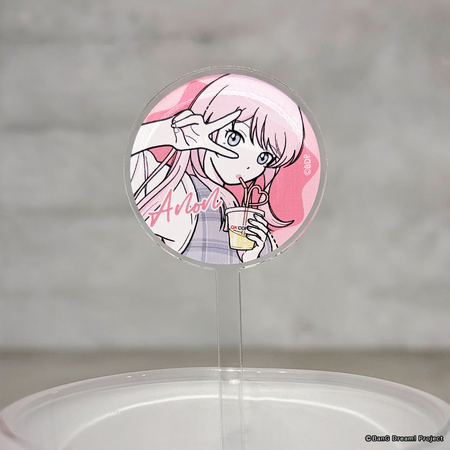 【BanG Dream!】アクリルマドラー・MyGO!!!!!×OK COFFEE　千早　愛音 　イラストレーターコラボver.