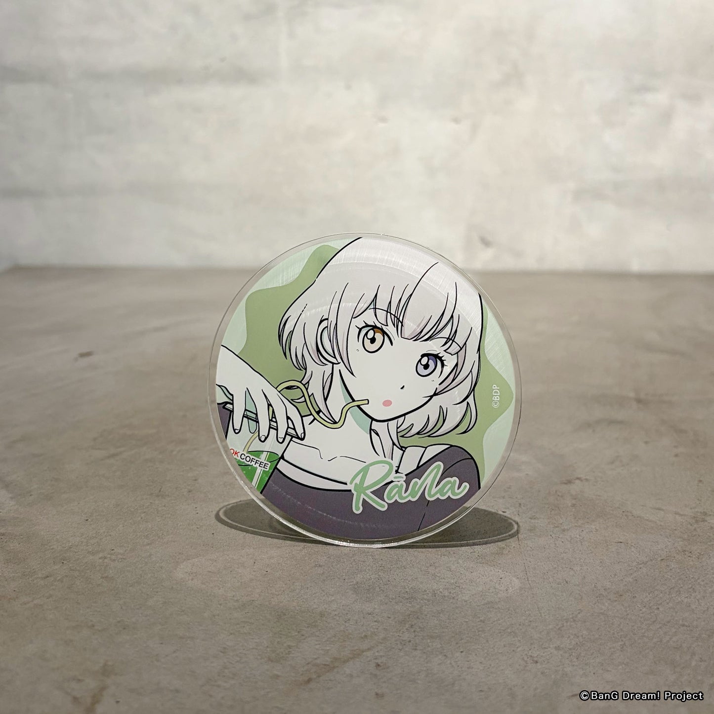 【BanG Dream!】アクリルコースター・MyGO!!!!!×OK COFFEE　要　楽奈 　イラストレーターコラボver.